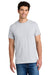 Gildan 8300 Mens DryBlend Moisture Wicking Short Sleeve Crewneck T-Shirt w/ Pocket Ash Grey Model Front