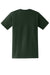 Gildan 8300 Mens DryBlend Moisture Wicking Short Sleeve Crewneck T-Shirt w/ Pocket Forest Green Flat Back