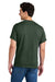 Gildan 8300 Mens DryBlend Moisture Wicking Short Sleeve Crewneck T-Shirt w/ Pocket Forest Green Model Back