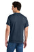 Gildan 8300 Mens DryBlend Moisture Wicking Short Sleeve Crewneck T-Shirt w/ Pocket Navy Blue Model Back