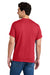 Gildan 8300 Mens DryBlend Moisture Wicking Short Sleeve Crewneck T-Shirt w/ Pocket Red Model Back