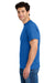 Gildan 8300 Mens DryBlend Moisture Wicking Short Sleeve Crewneck T-Shirt w/ Pocket Royal Blue Model Side
