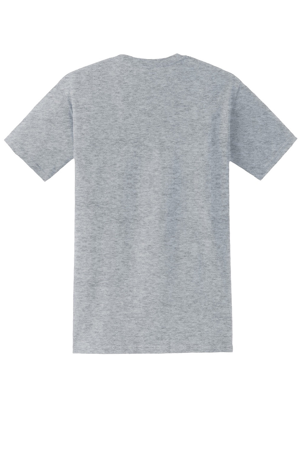Gildan 8300 Mens DryBlend Moisture Wicking Short Sleeve Crewneck T-Shirt w/ Pocket Sport Grey Flat Back