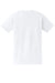 Gildan 8300 Mens DryBlend Moisture Wicking Short Sleeve Crewneck T-Shirt w/ Pocket White Flat Back