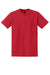 Gildan 8300 Mens DryBlend Moisture Wicking Short Sleeve Crewneck T-Shirt w/ Pocket Red Flat Front