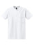 Gildan 8300 Mens DryBlend Moisture Wicking Short Sleeve Crewneck T-Shirt w/ Pocket White Flat Front