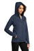 Eddie Bauer EB543 Womens Trail Water Resistant Full Zip Hooded Jacket River Navy Blue Model 3Q