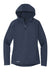 Eddie Bauer EB543 Womens Trail Water Resistant Full Zip Hooded Jacket River Navy Blue Flat Front