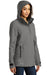 Eddie Bauer EB555 Womens WeatherEdge Plus Waterproof Full Zip Hooded Jacket Metal Grey Model 3Q