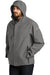 Eddie Bauer EB554 Mens WeatherEdge Plus Waterproof Full Zip Hooded Jacket Metal Grey Model 3Q