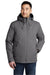Eddie Bauer EB556 Mens WeatherEdge Plus 3-in-1 Waterproof Full Zip Hooded Jacket Metal Grey Model Front
