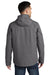 Eddie Bauer EB556 Mens WeatherEdge Plus 3-in-1 Waterproof Full Zip Hooded Jacket Metal Grey Model Back