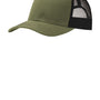 Port Authority Hats Mens Adjustable Trucker Hat - Olive Drab Green/Black