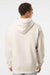 Independent Trading Company IND4000 Mens Hooded Sweatshirt Hoodie w/ Pouch Pocket Bone Model Back