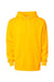 Independent Trading Company IND4000 Mens Hooded Sweatshirt Hoodie w/ Pouch Pocket Gold Flat Front