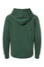 Independent Trading Company PRM15YSB Youth Special Blend Raglan Hooded Sweatshirt Hoodie w/ Pouch Pocket Moss Green Flat Back