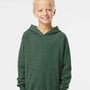 Independent Trading Co. Youth Special Blend Raglan Hooded Sweatshirt Hoodie - Moss Green - NEW