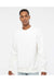 Independent Trading Co. PRM3500 Mens Pigment Dyed Crewneck Sweatshirt Prepared For Dye Model Front
