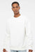Independent Trading Company PRM3500 Mens Pigment Dyed Crewneck Sweatshirt Prepared For Dye Model Front
