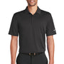Nike Mens Players Dri-Fit Moisture Wicking Short Sleeve Polo Shirt - Anthracite Grey