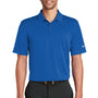 Nike Mens Players Dri-Fit Moisture Wicking Short Sleeve Polo Shirt - Gym Blue