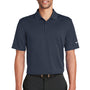Nike Mens Players Dri-Fit Moisture Wicking Short Sleeve Polo Shirt - Navy Blue