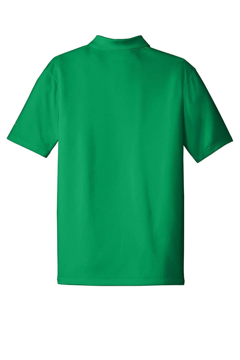 Nike 838956 Mens Players Dri-Fit Moisture Wicking Short Sleeve Polo Shirt Pine Green Flat Back