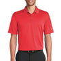 Nike Mens Players Dri-Fit Moisture Wicking Short Sleeve Polo Shirt - University Red