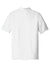 Nike 838956 Mens Players Dri-Fit Moisture Wicking Short Sleeve Polo Shirt White Flat Back
