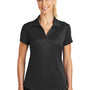 Nike Womens Legacy Dri-Fit Moisture Wicking Short Sleeve Polo Shirt - Black