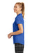 Nike 838957 Womens Legacy Dri-Fit Moisture Wicking Short Sleeve Polo Shirt Game Royal Blue Model Side