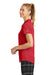 Nike 838957 Womens Legacy Dri-Fit Moisture Wicking Short Sleeve Polo Shirt Gym Red Model Side