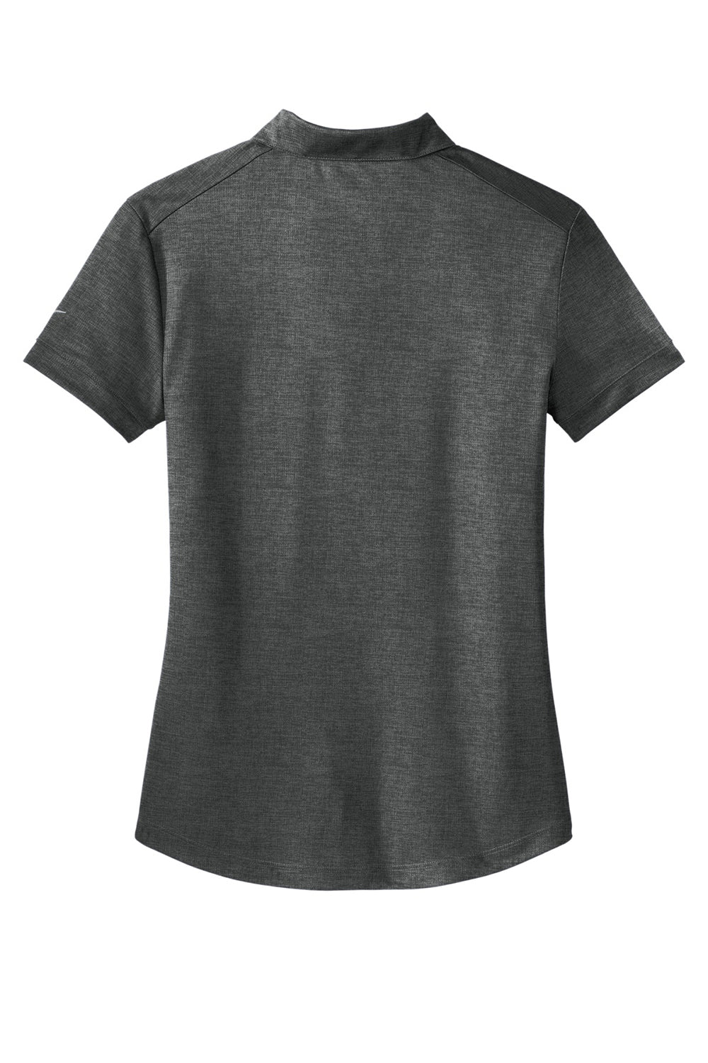 Nike 838961 Womens Dri-Fit Moisture Wicking Short Sleeve Polo Shirt Anthracite Grey Flat Back