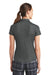 Nike 838961 Womens Dri-Fit Moisture Wicking Short Sleeve Polo Shirt Anthracite Grey Model Back