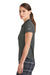 Nike 838961 Womens Dri-Fit Moisture Wicking Short Sleeve Polo Shirt Anthracite Grey Model Side