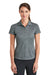 Nike 838961 Womens Dri-Fit Moisture Wicking Short Sleeve Polo Shirt Cool Grey Model Front