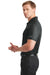 Nike 838964 Mens Dri-Fit Moisture Wicking Short Sleeve Polo Shirt Black Model Side