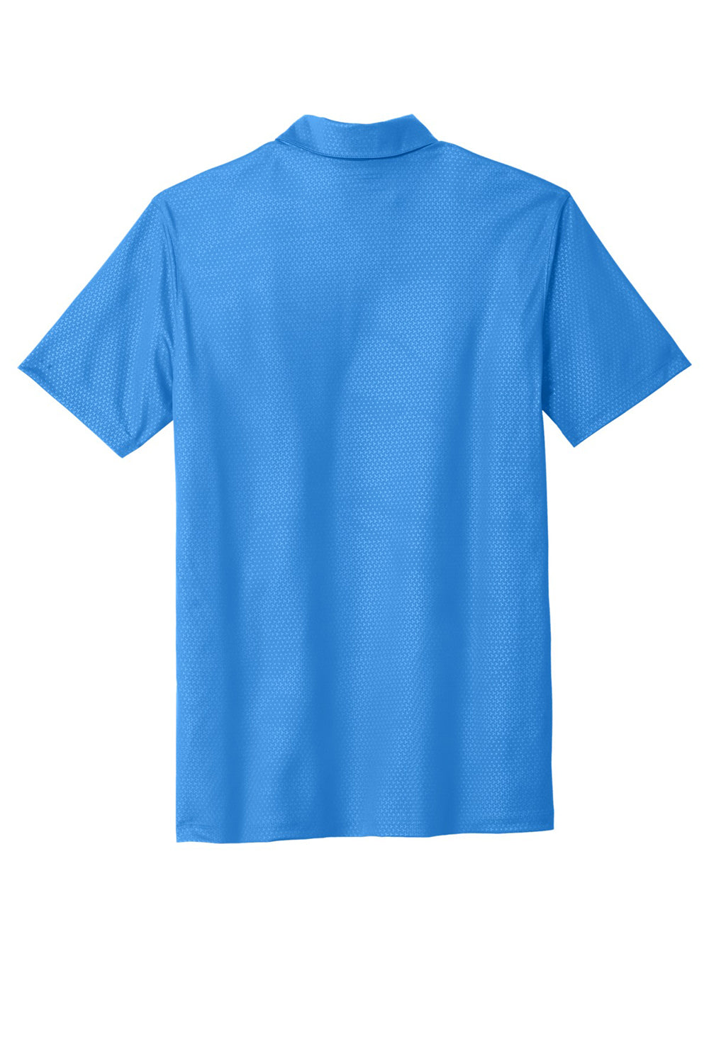 Nike 838964 Mens Dri-Fit Moisture Wicking Short Sleeve Polo Shirt Brisk Blue Flat Back