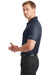 Nike 838964 Mens Dri-Fit Moisture Wicking Short Sleeve Polo Shirt Marine Blue Model Side