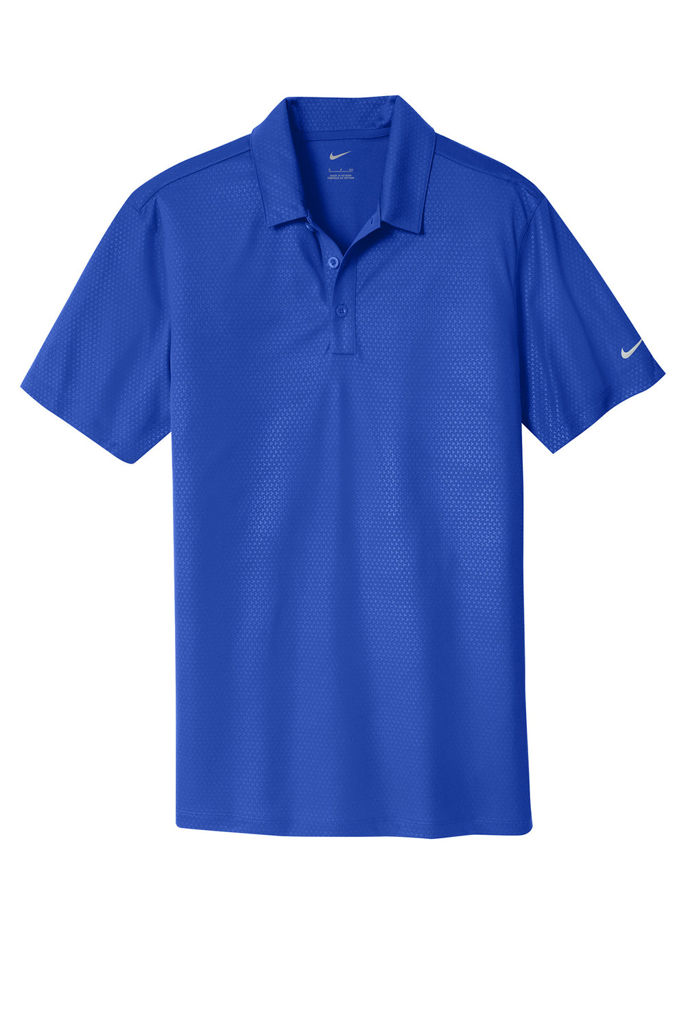 Nike 838964 Mens Dri-Fit Moisture Wicking Short Sleeve Polo Shirt Old Royal Blue Flat Front
