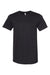 Bella + Canvas BC3301/3301 Mens Jersey Short Sleeve Crewneck T-Shirt Heather Black Flat Front