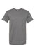 Bella + Canvas BC3301/3301 Mens Jersey Short Sleeve Crewneck T-Shirt Heather Deep Grey Flat Front