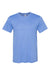 Bella + Canvas BC3301/3301C/3301 Mens Jersey Short Sleeve Crewneck T-Shirt Heather Columbia Blue Flat Front