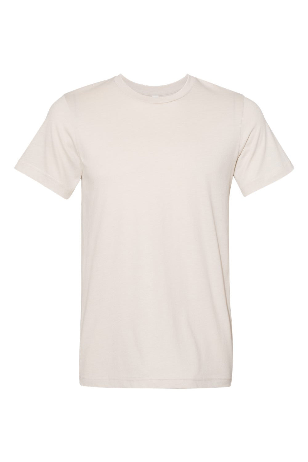 Bella + Canvas BC3301/3301C/3301 Mens Jersey Short Sleeve Crewneck T-Shirt Heather Dust Flat Front