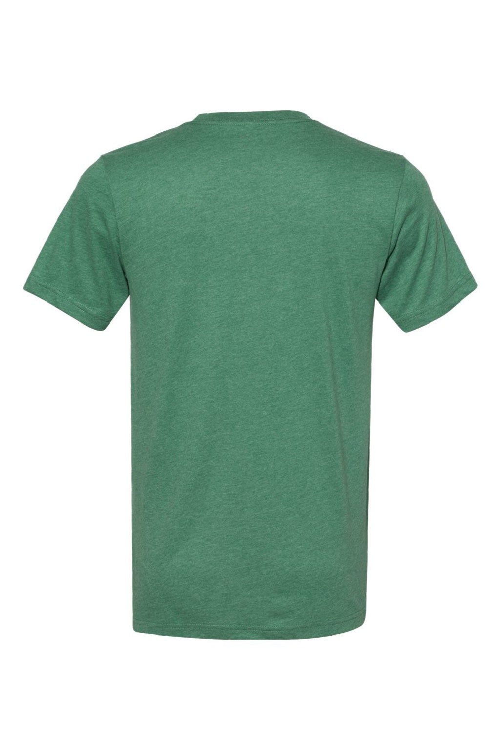 Bella + Canvas BC3301/3301 Mens Jersey Short Sleeve Crewneck T-Shirt Heather Grass Green Flat Back
