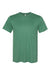 Bella + Canvas BC3301/3301 Mens Jersey Short Sleeve Crewneck T-Shirt Heather Grass Green Flat Front