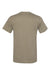 Bella + Canvas BC3301/3301C/3301 Mens Jersey Short Sleeve Crewneck T-Shirt Heather Olive Green Flat Back