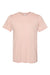 Bella + Canvas BC3301/3301 Mens Jersey Short Sleeve Crewneck T-Shirt Heather Peach Flat Front