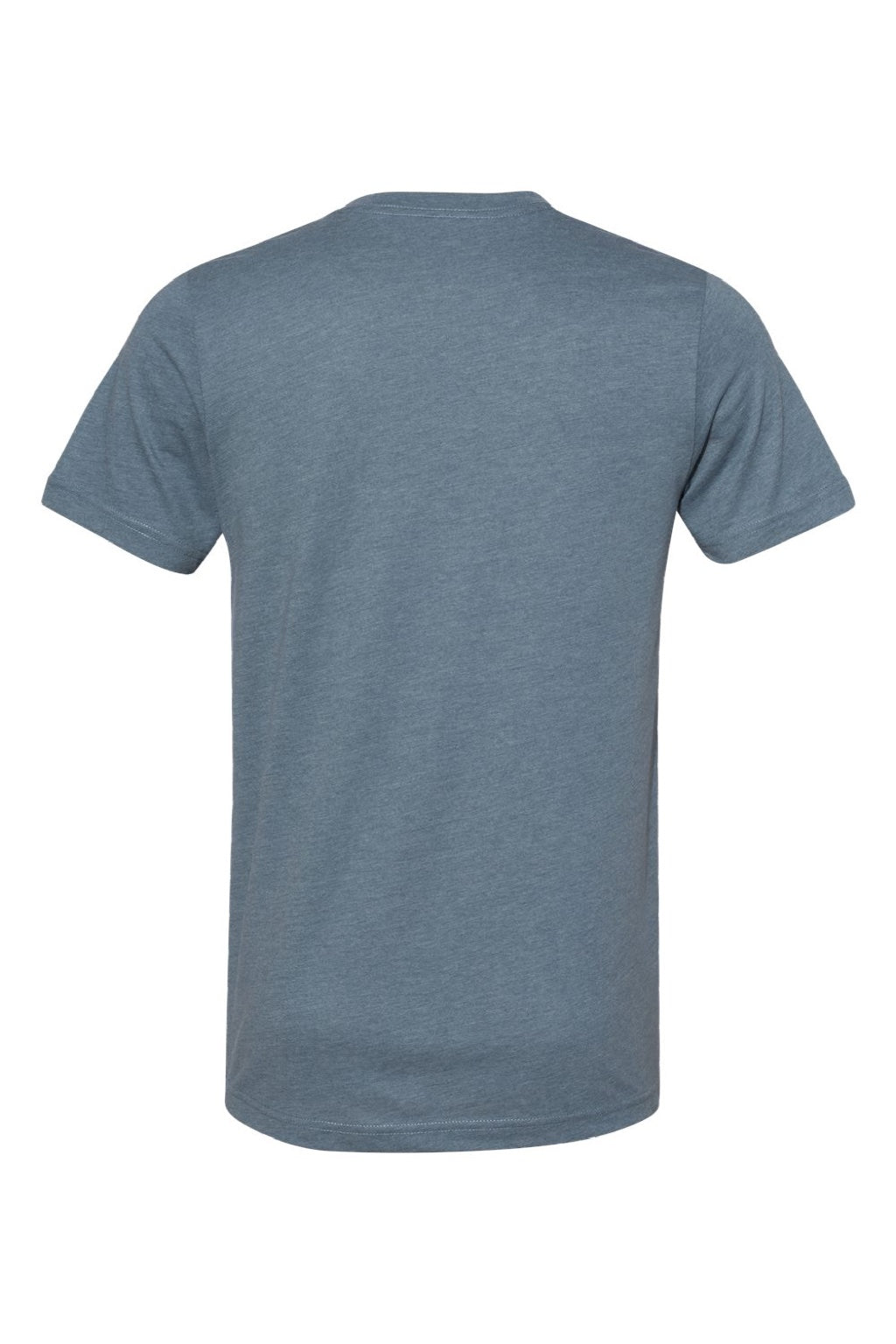 Bella + Canvas BC3301/3301 Mens Jersey Short Sleeve Crewneck T-Shirt Heather Slate Blue Flat Back