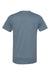 Bella + Canvas BC3301/3301C/3301 Mens Jersey Short Sleeve Crewneck T-Shirt Heather Slate Blue Flat Back